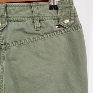 Tommy Hilfiger Cargo Pants Army Green 10 petite
